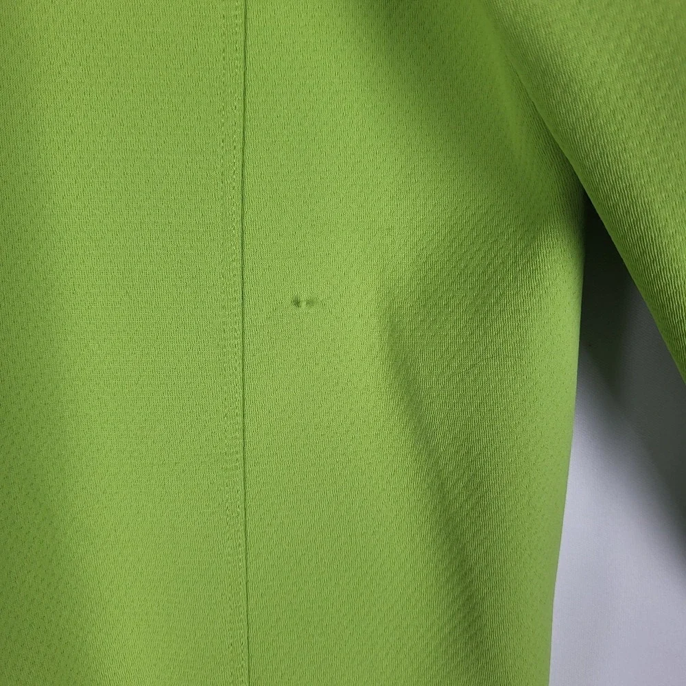 Nike Golf Nike Fit Therma Sweatshirt‎ Men's Large Green White Quarter Zip